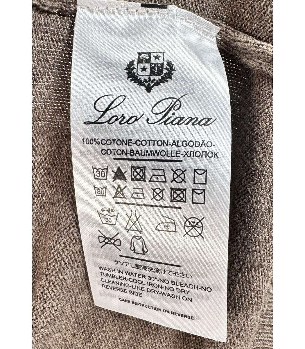 Коричневая кофта Loro Piana 7953-35