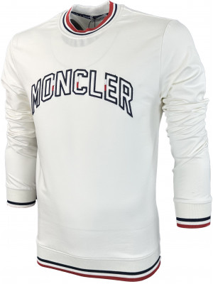 Белый свитшот Moncler 9011-3