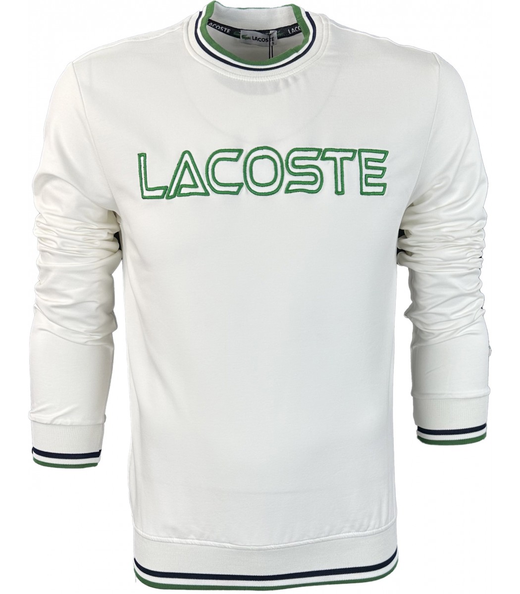 Белый свитшот Lacoste 9012-3