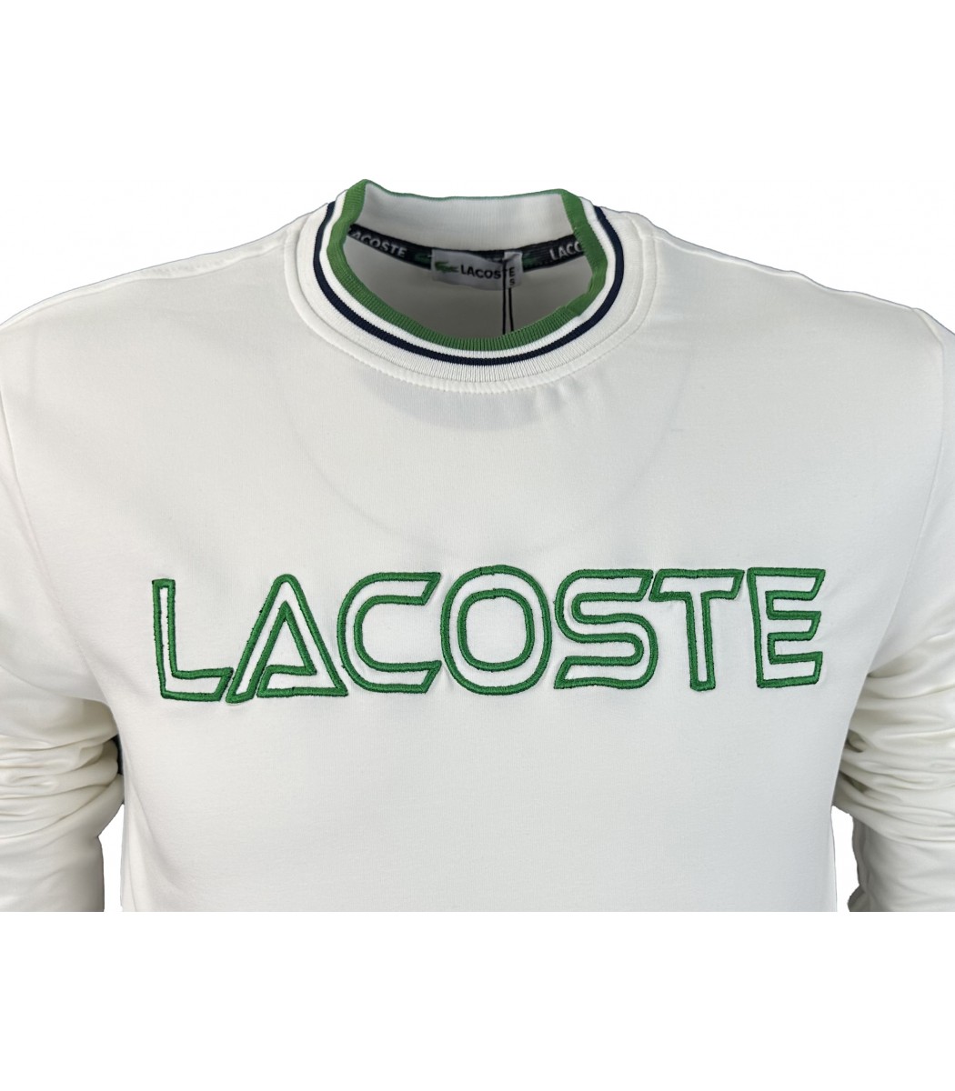 Белый свитшот Lacoste 9012-3