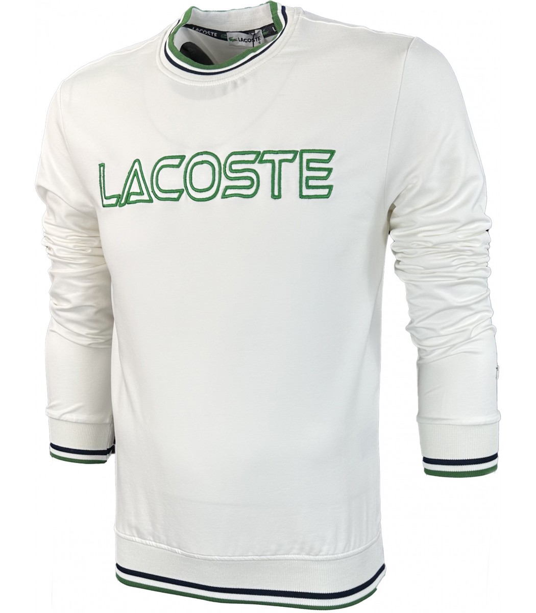 Белый свитшот Lacoste 9012-3