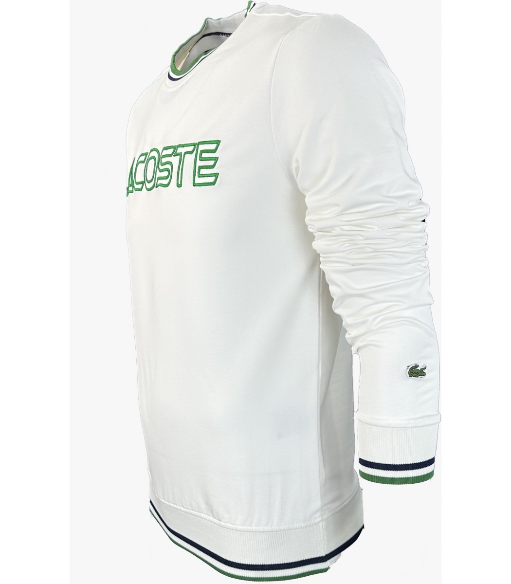 Белый свитшот Lacoste 9012-3