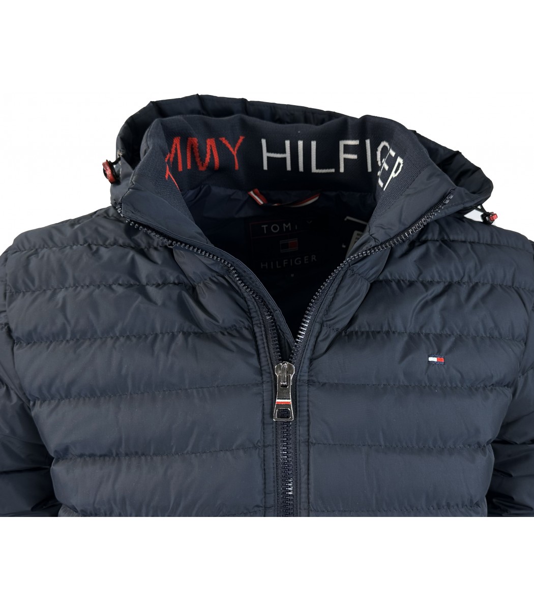 Темно-синий пуховик Tommy Hilfiger 021-2