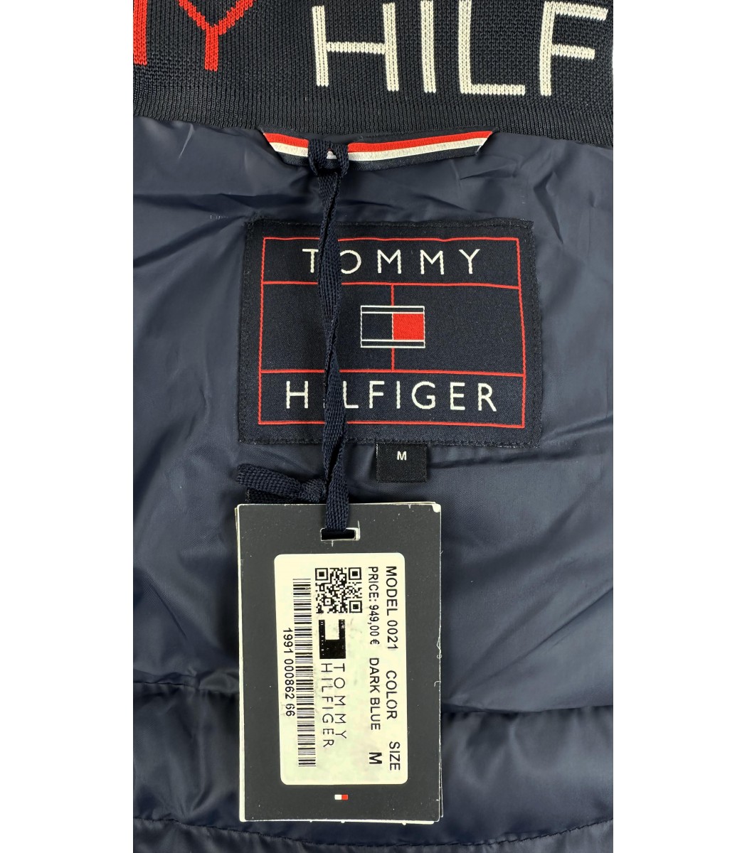 Темно-синий пуховик Tommy Hilfiger 021-2