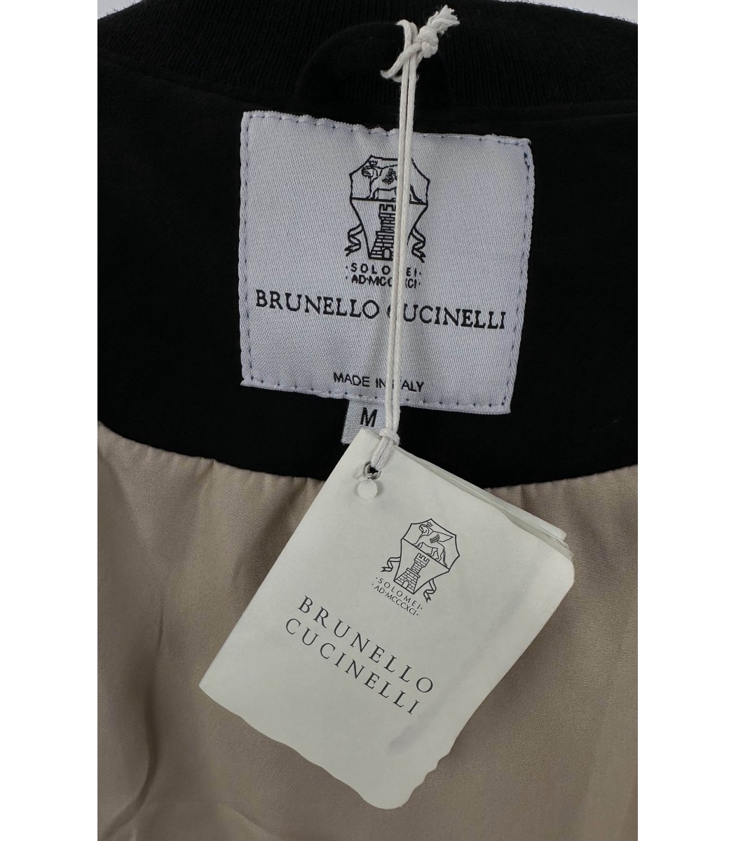 Черная куртка Brunello Cucinelli 1902-1