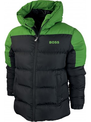 Зеленый пуховик BOSS 2320-11