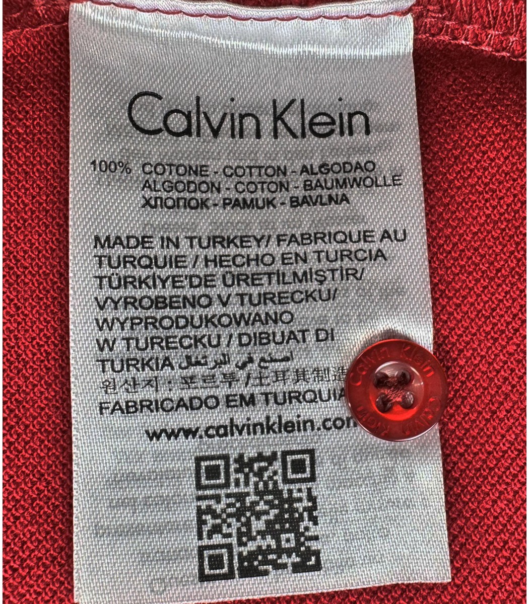 Бордовое поло Calvin Klein 1910-5