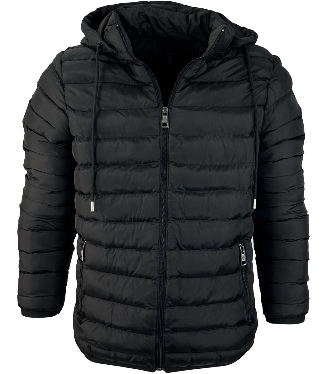 Черный пуховик Moncler 501-1