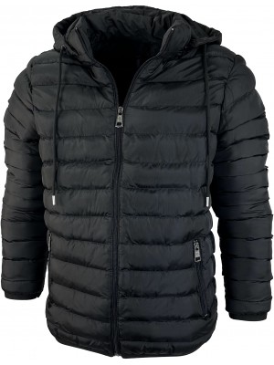 Черный пуховик Moncler 501-1