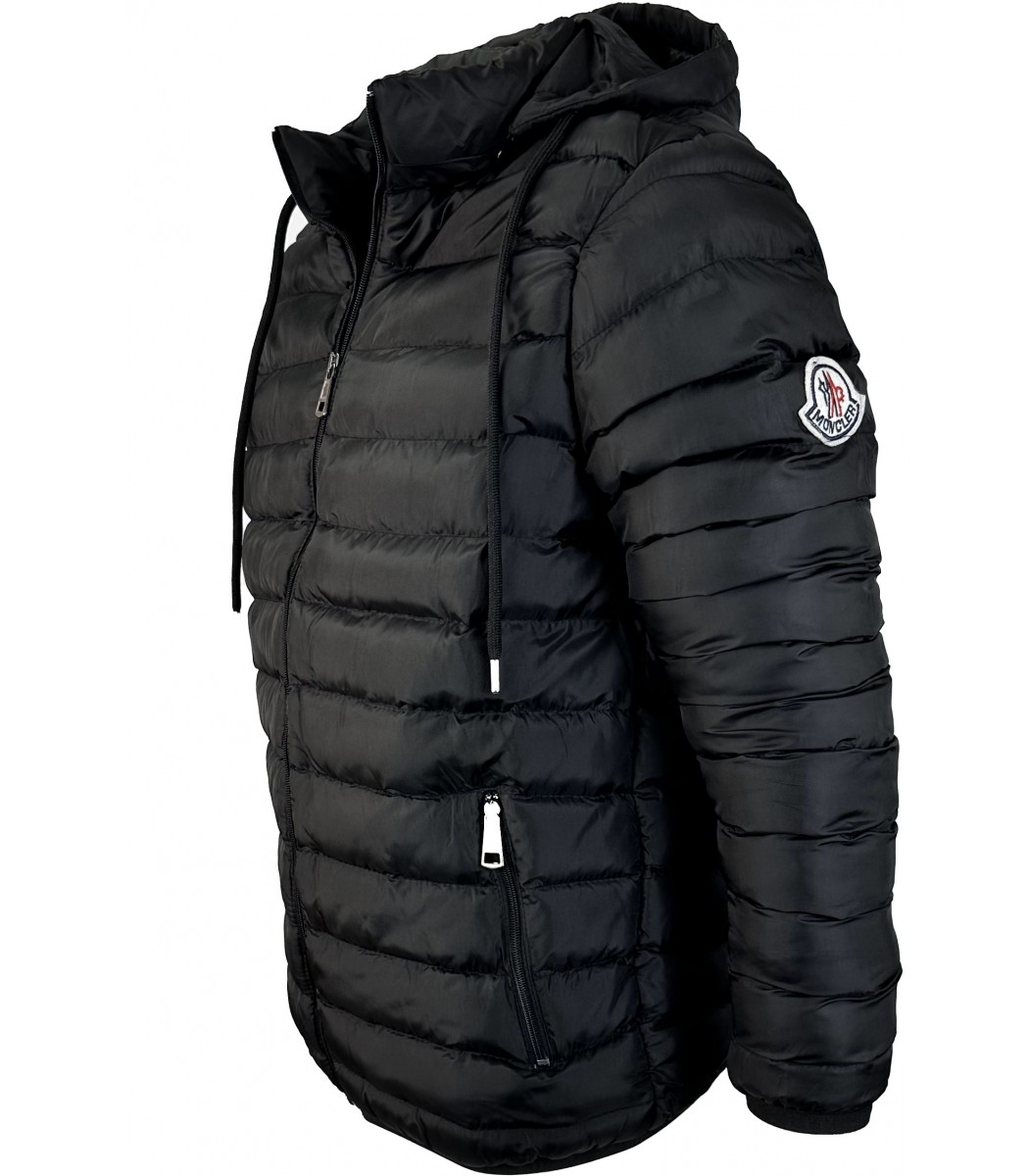 Черный пуховик Moncler 501-1