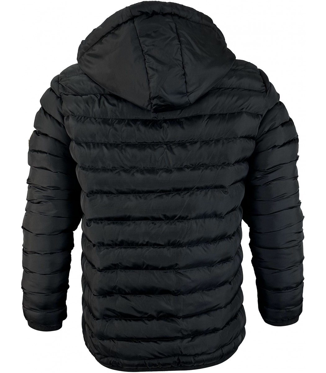 Черный пуховик Moncler 501-1