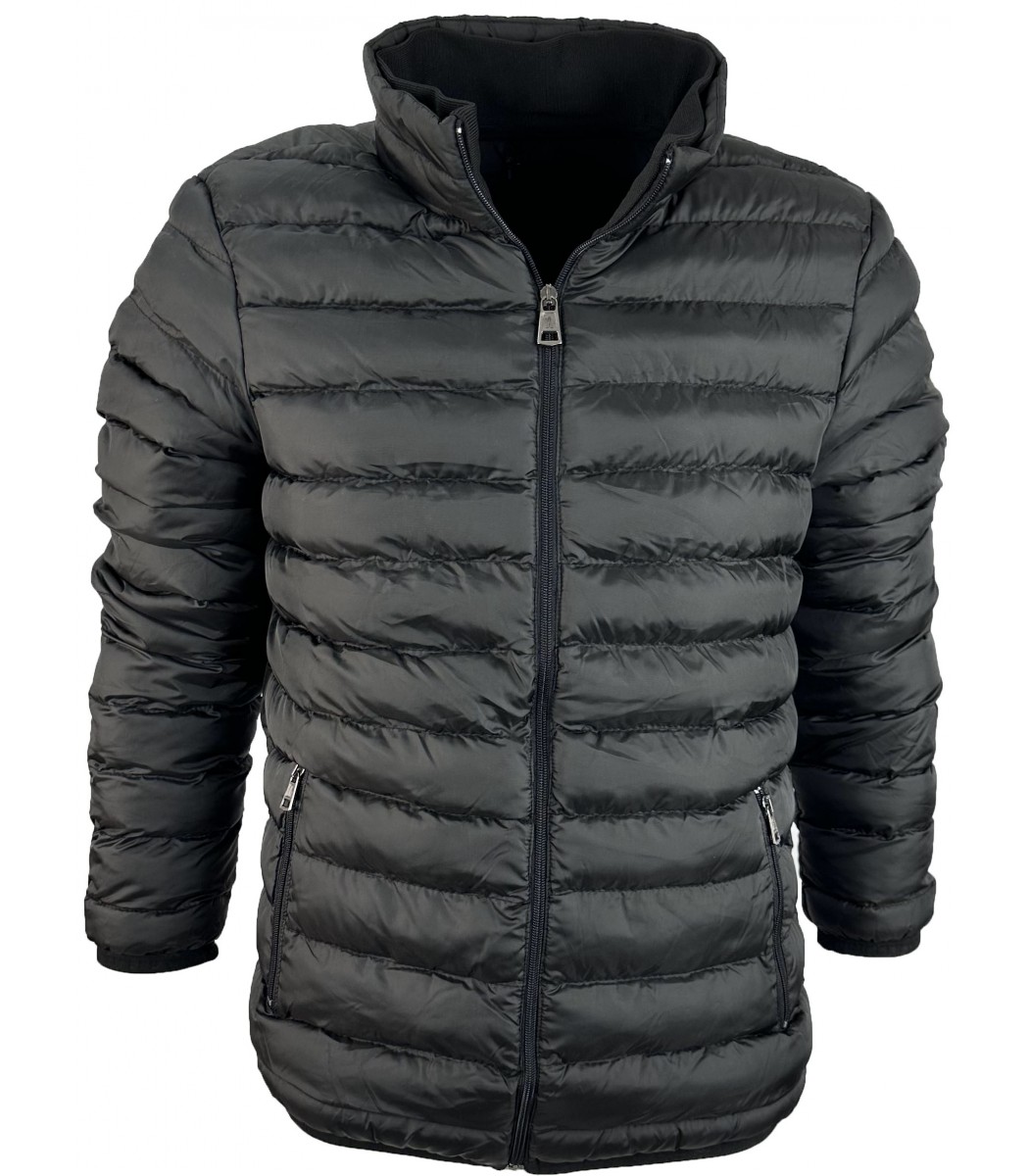 Черный пуховик Moncler 1211-1