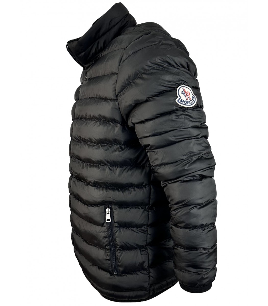 Черный пуховик Moncler 1211-1