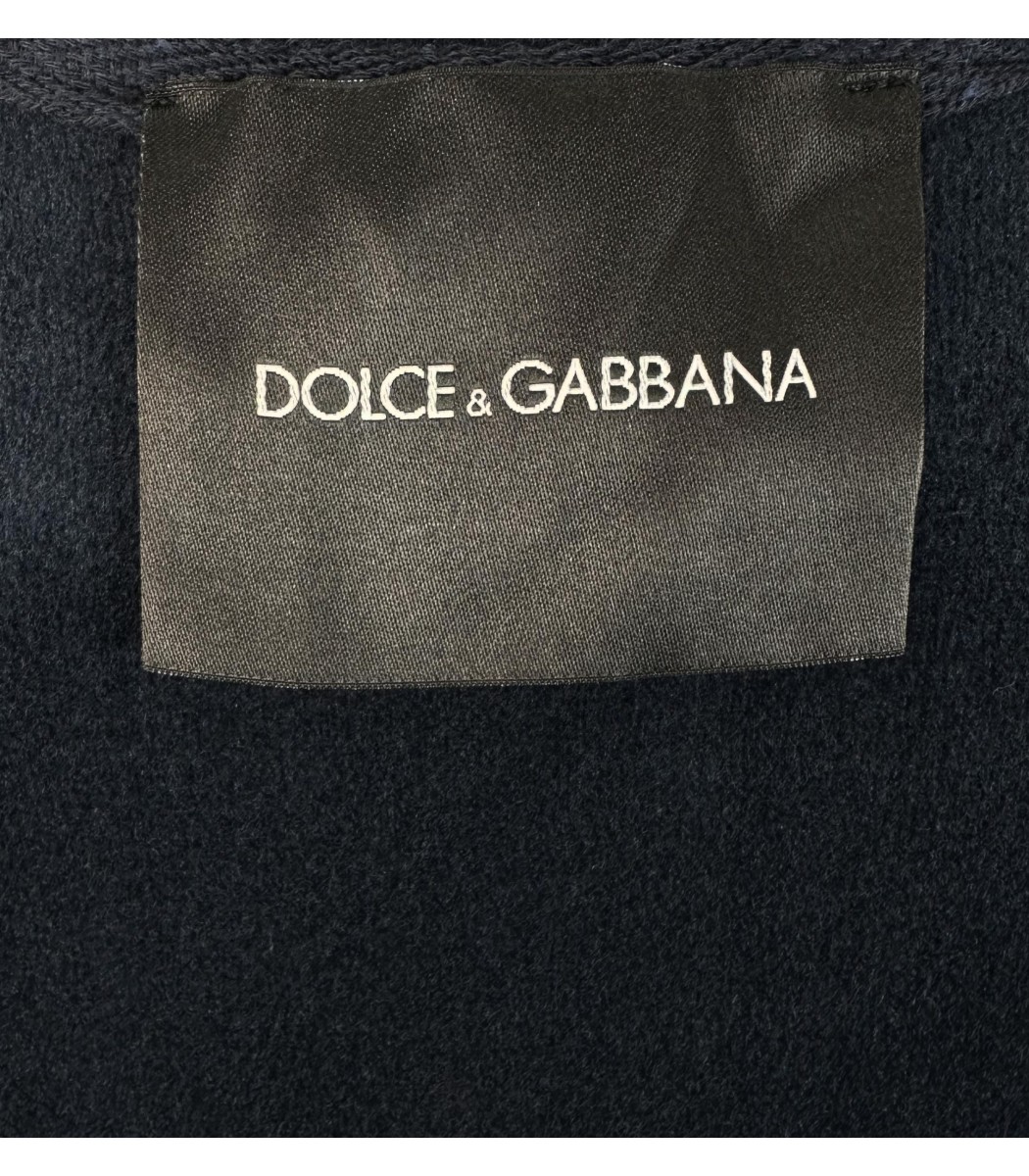 Темно-синий утепленный спортивный костюм Dolce Gabbana 13660-2