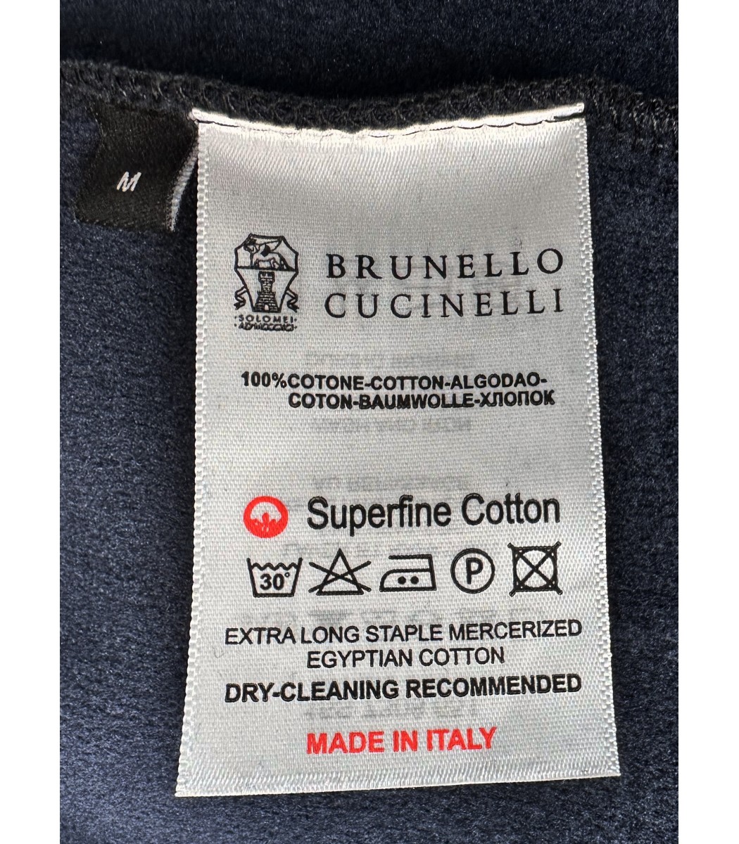 Темно-синий утепленный спортивный костюм Brunello Cucinelli 13665-2