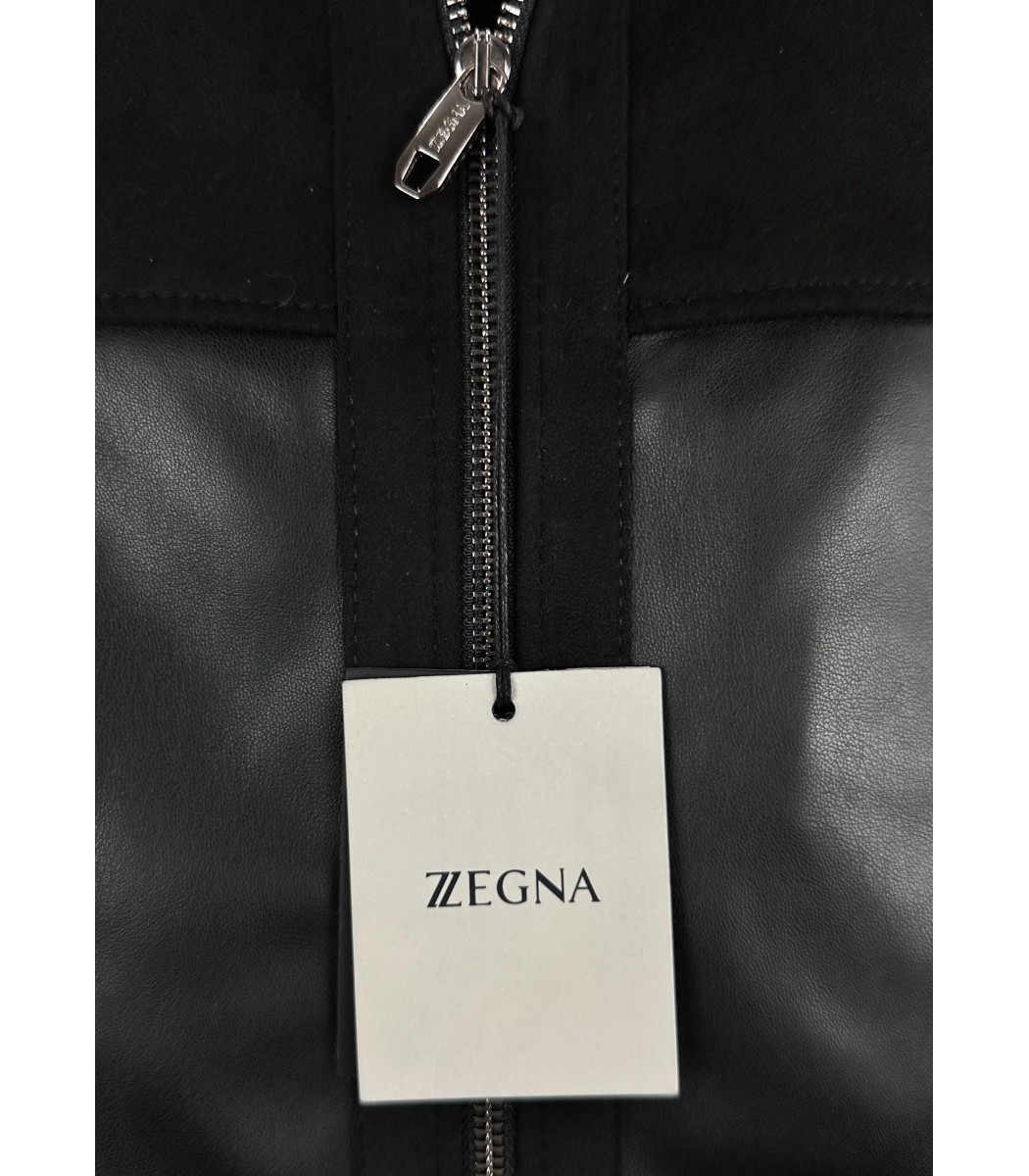 Черная куртка Zegna 3012-1