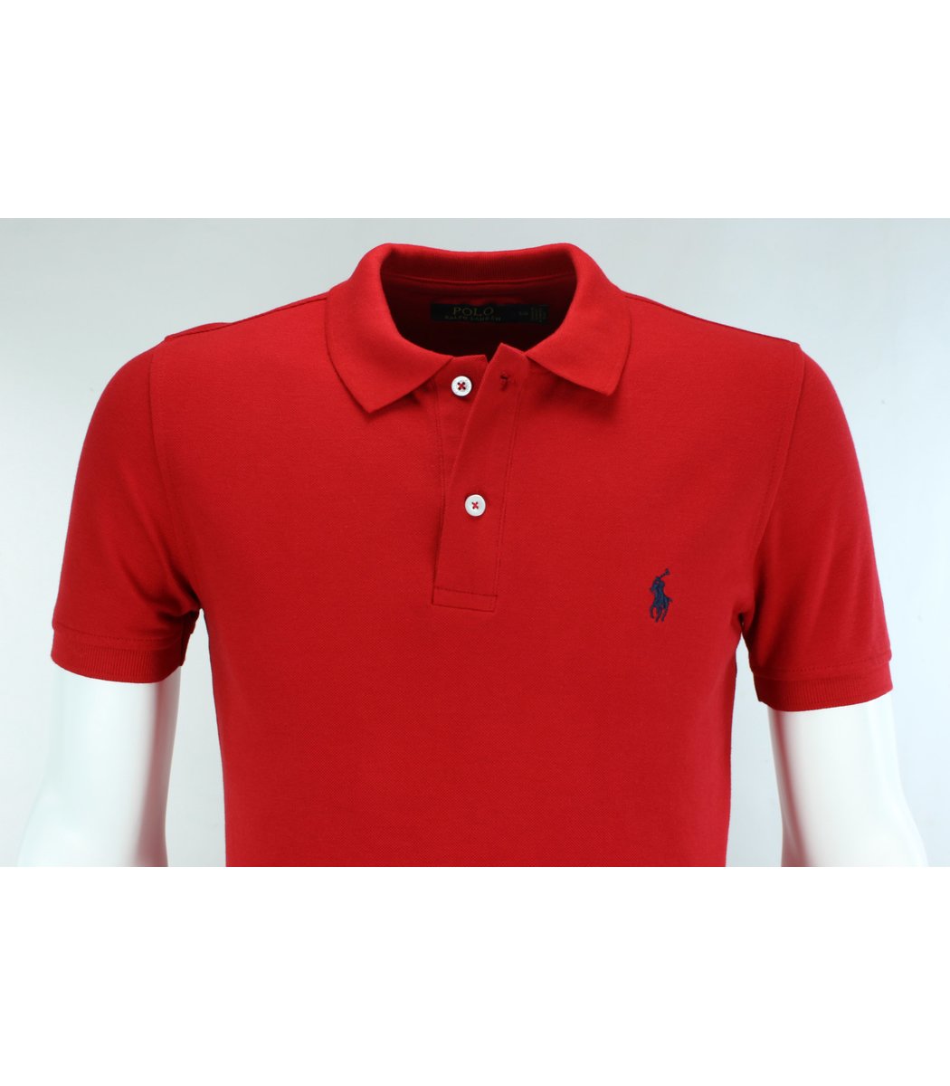 Красная футболка поло Ralph Lauren R1