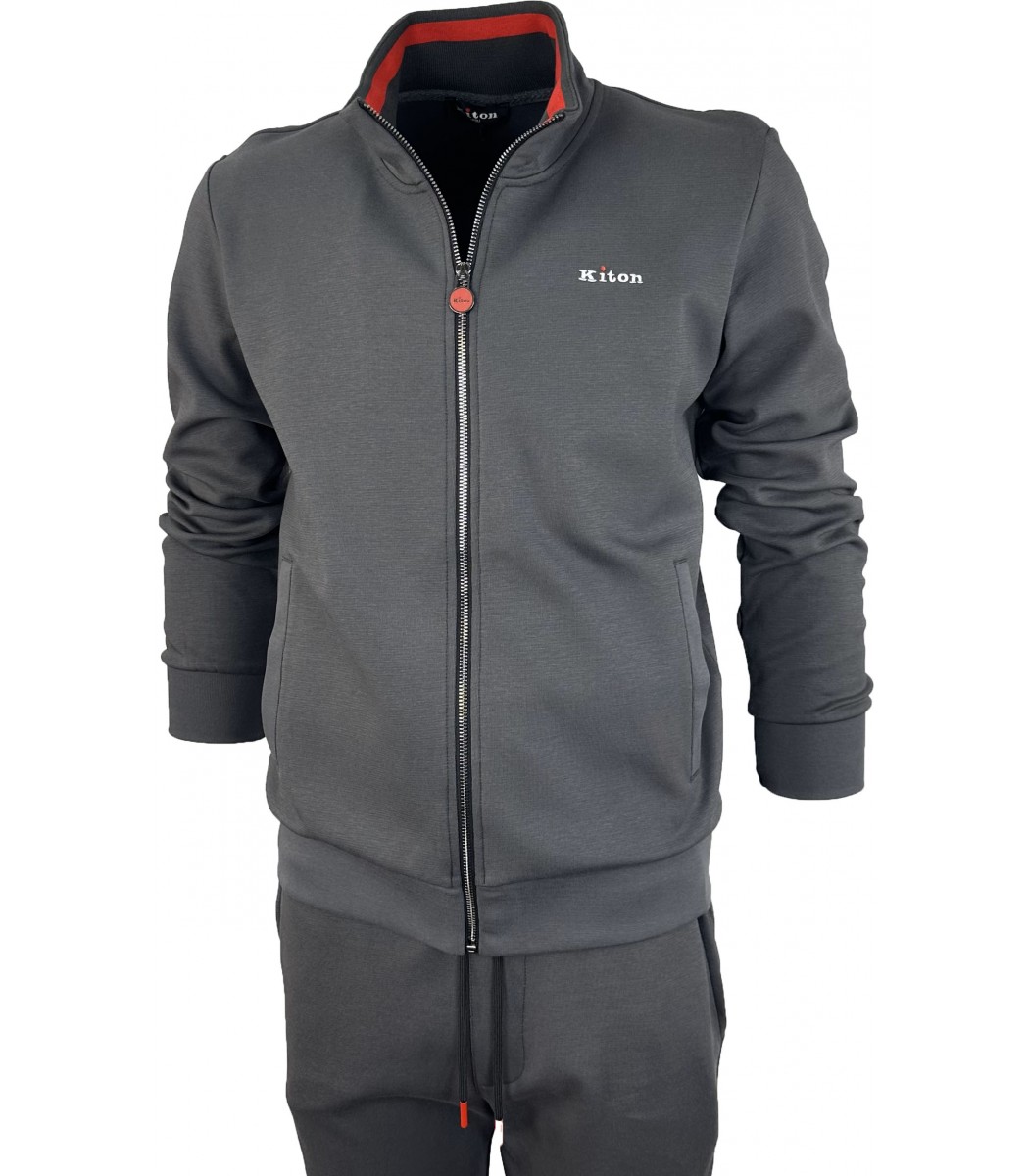 Темно-серый спортивный костюм Kiton 13615-15