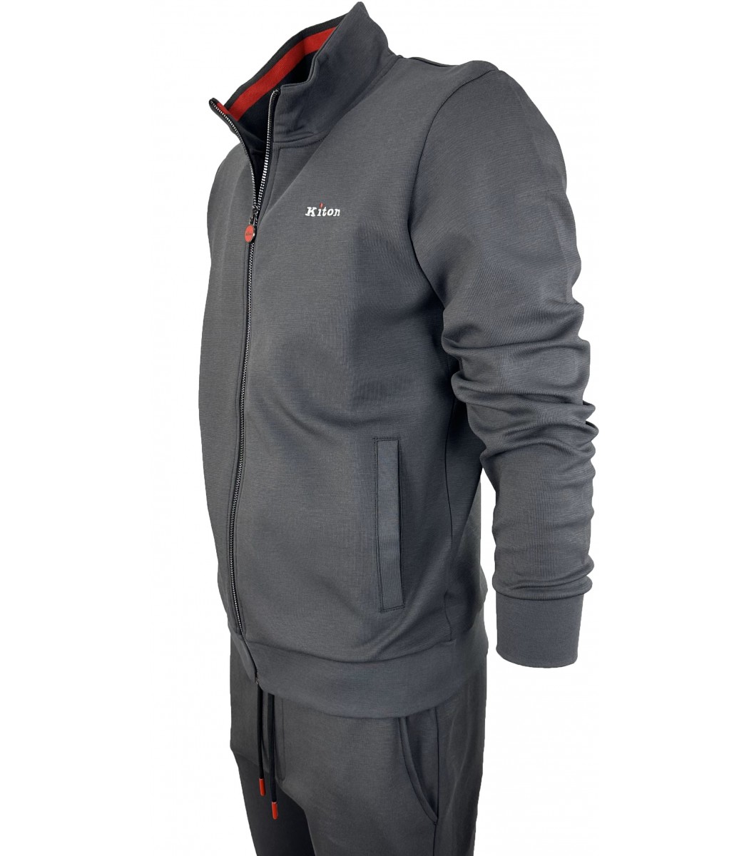 Темно-серый спортивный костюм Kiton 13615-15