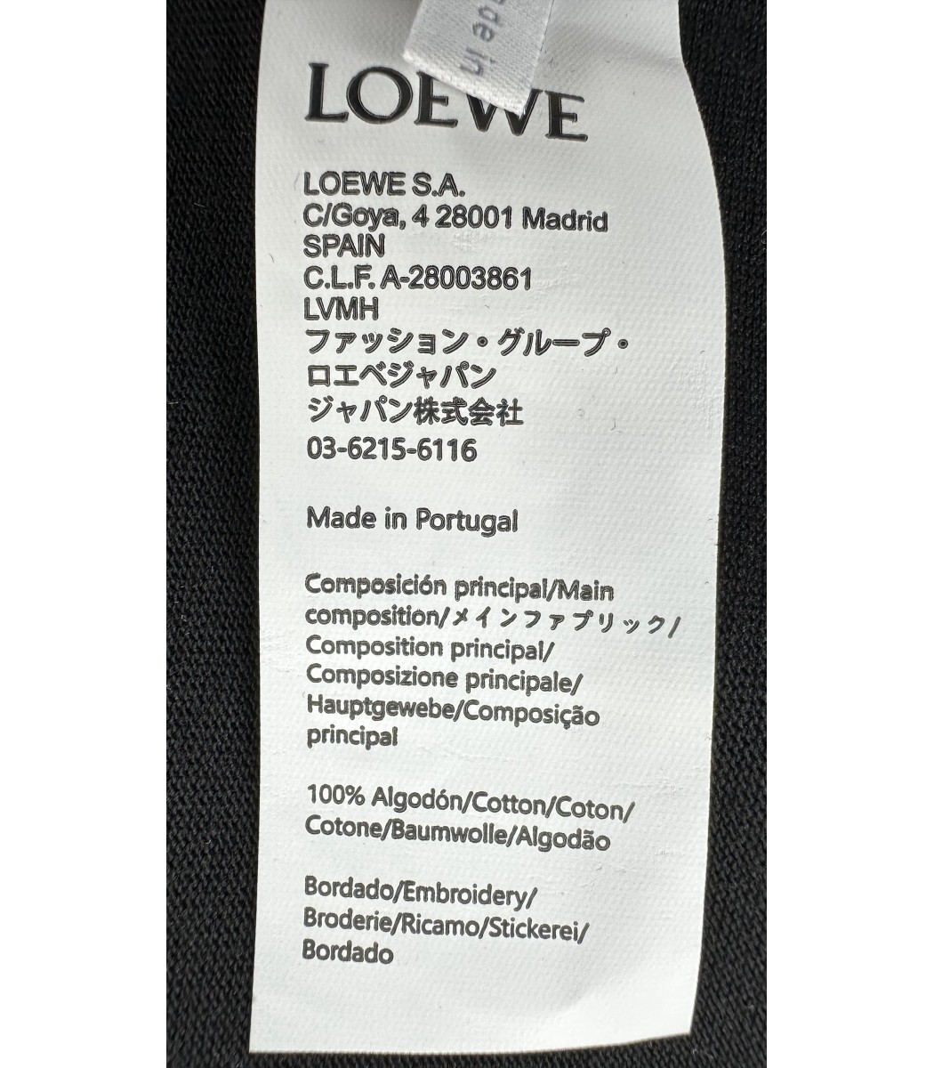 Черная футболка LOEWE 3244-1