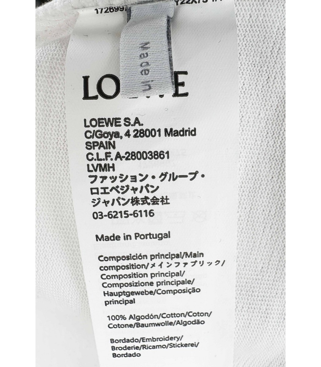 Белая футболка LOEWE 3244-3