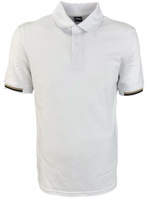Белая футболка поло Hugo Boss 1103-3