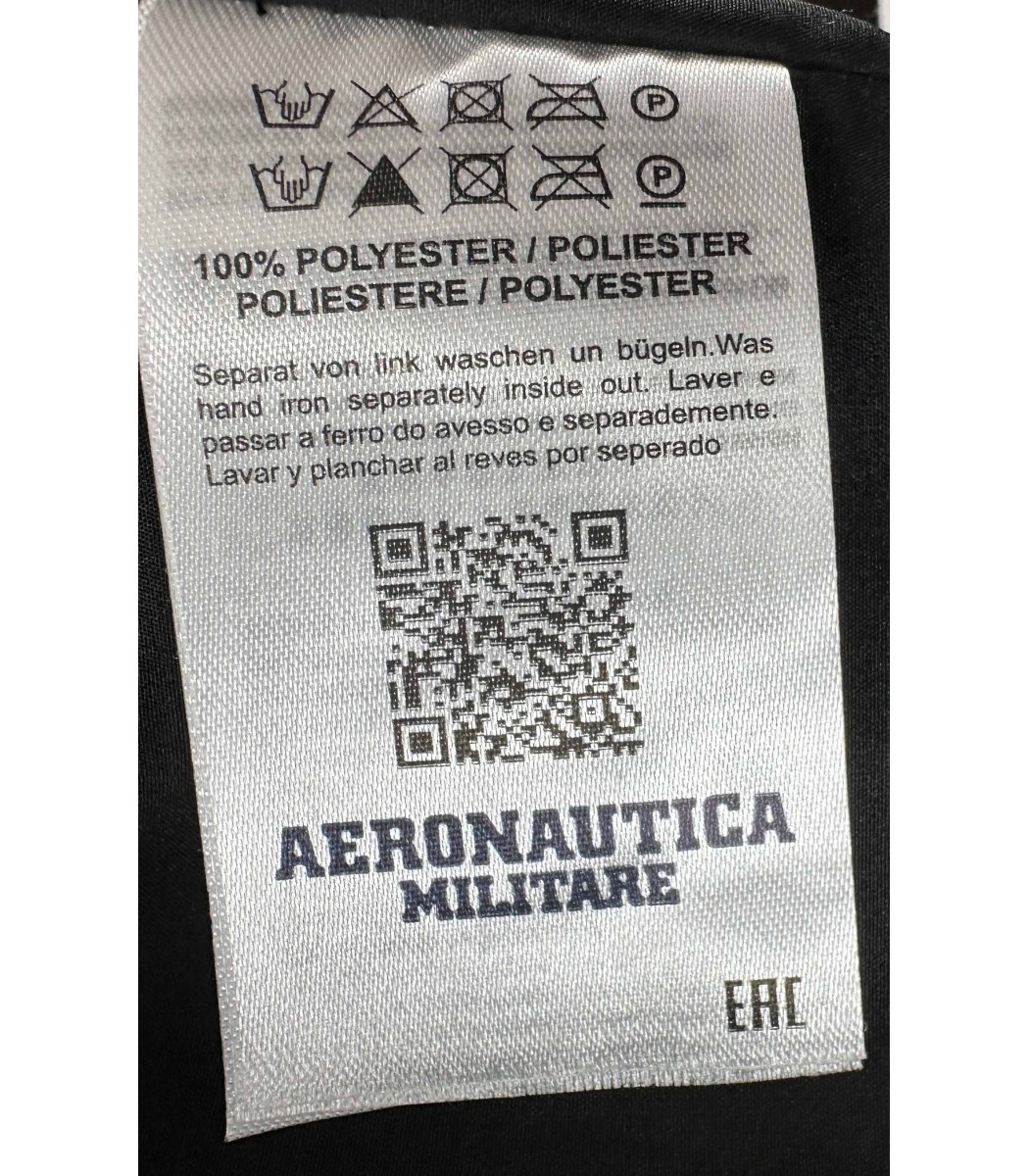 Черная куртка Aeronautica Militare 6035-1