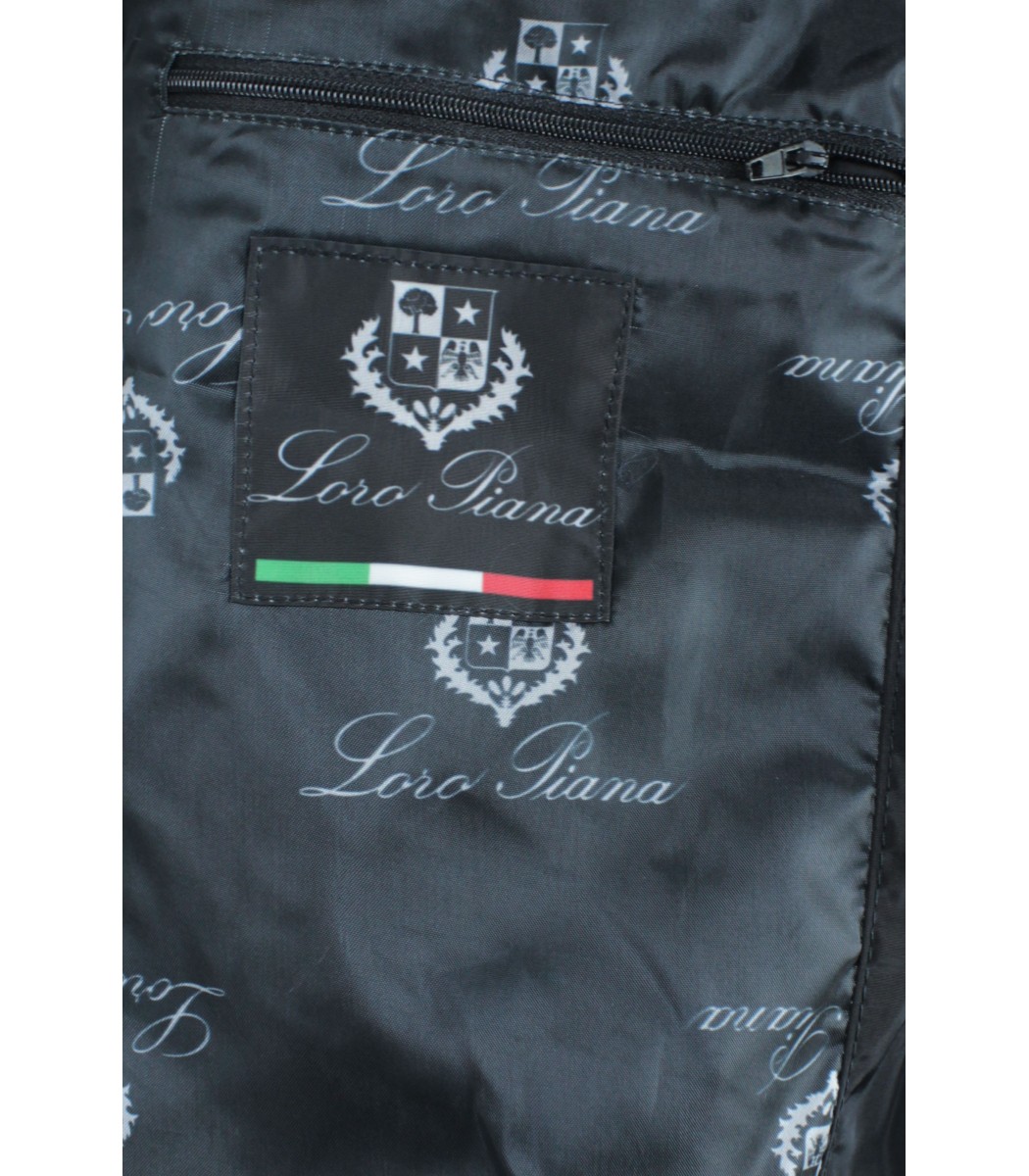 Черная ветровка Loro Piana LP023-1