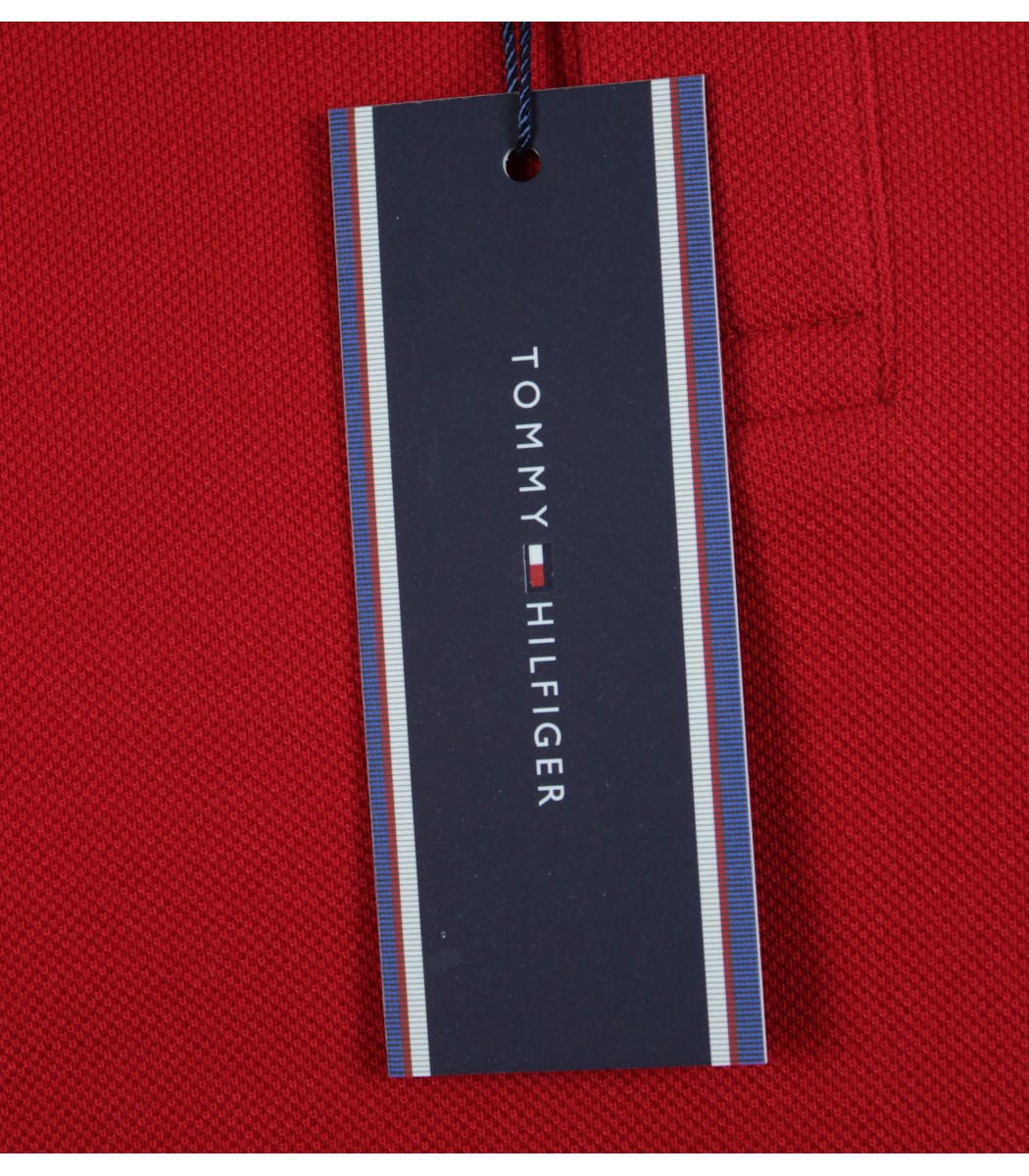 Красное поло с длинным рукавом Tommy Hilfiger TH4711-6