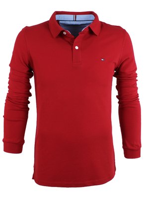 Красное поло с длинным рукавом Tommy Hilfiger TH4711-6