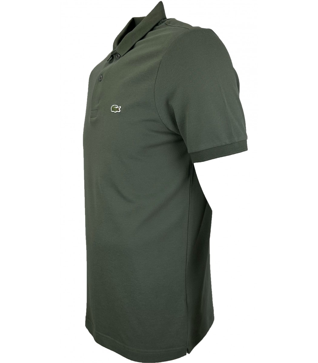 Хаки футболка поло Lacoste LC2-51