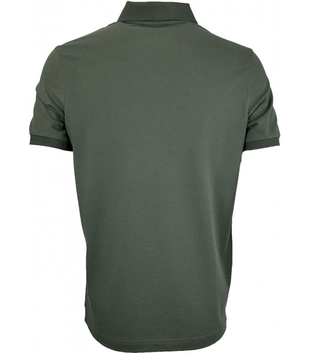 Хаки футболка поло Lacoste LC2-51