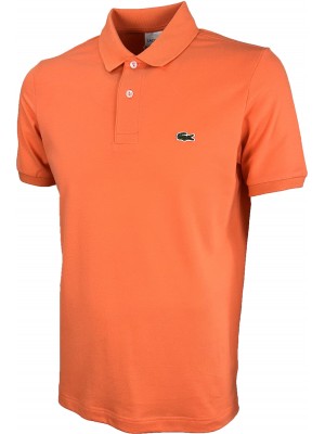 Оранжевая  футболка поло Lacoste LC2-8
