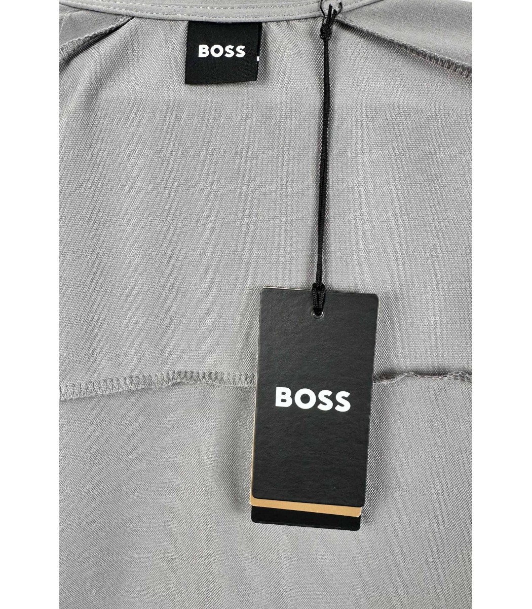 Серый легкий спортивный костюм BOSS 8513- 13
