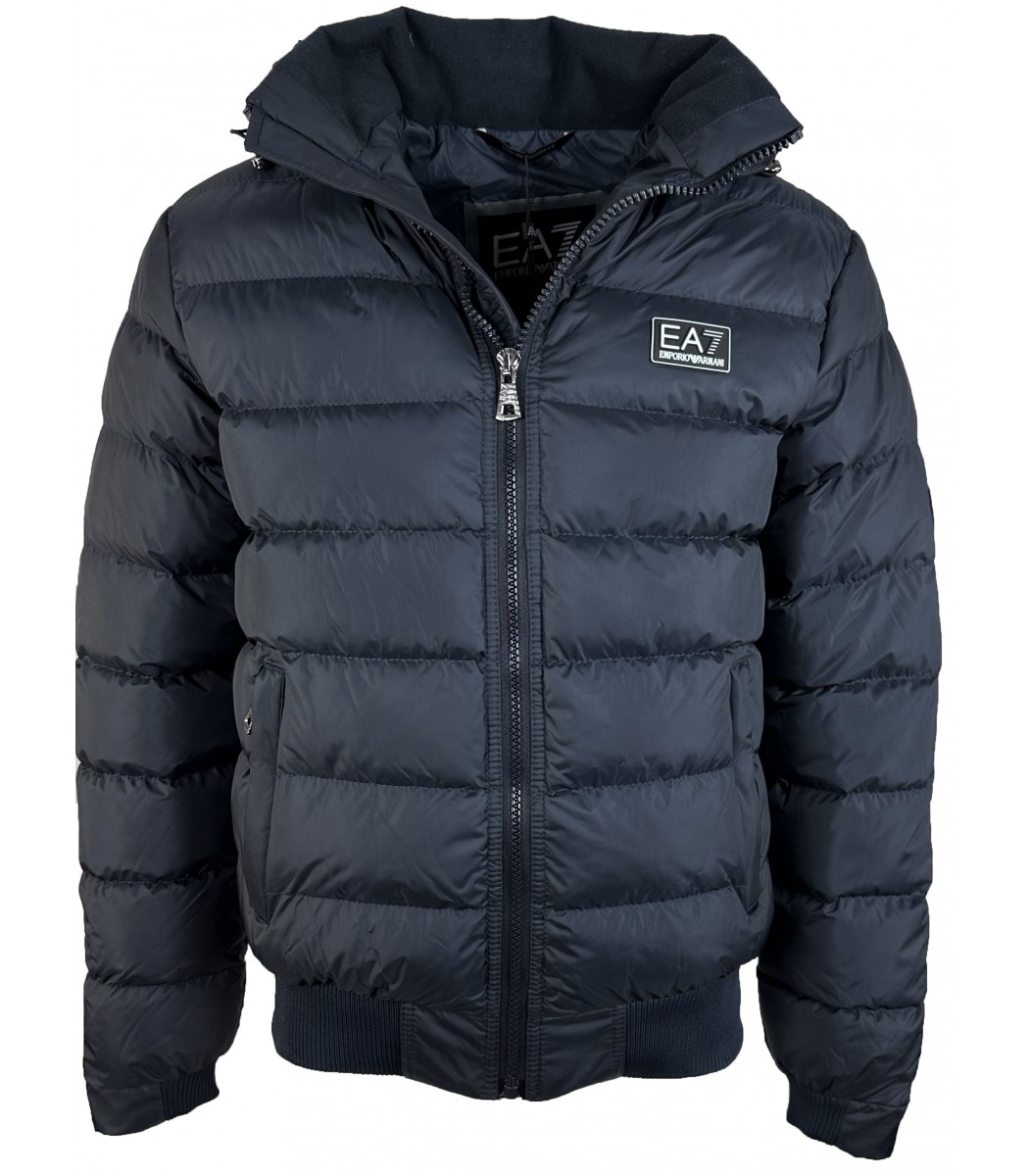 Темно-синий пуховик Emporio Armani EA7 EA-434