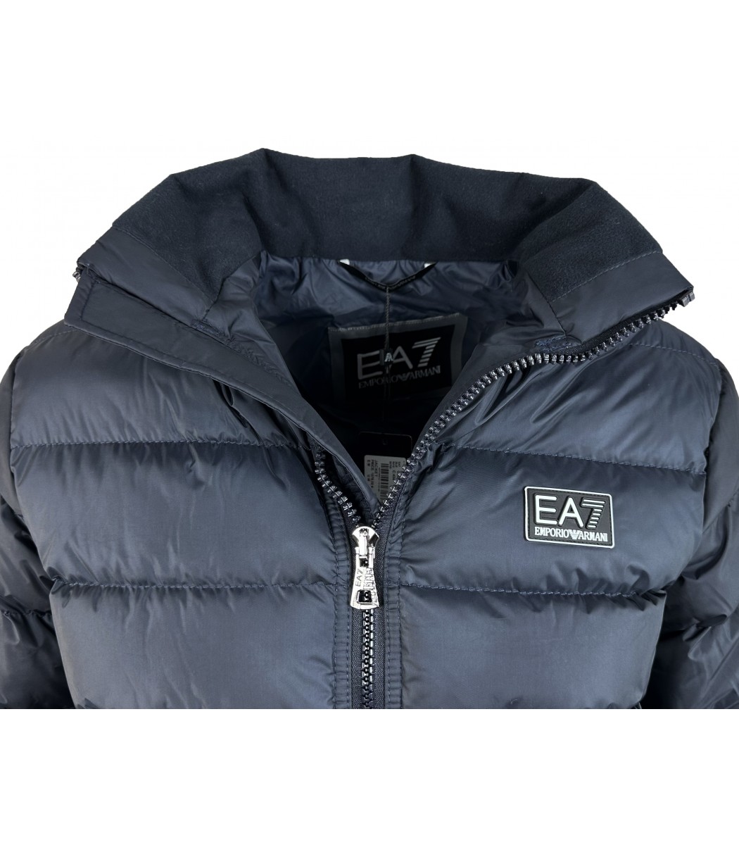 Темно-синий пуховик Emporio Armani EA7 EA-434