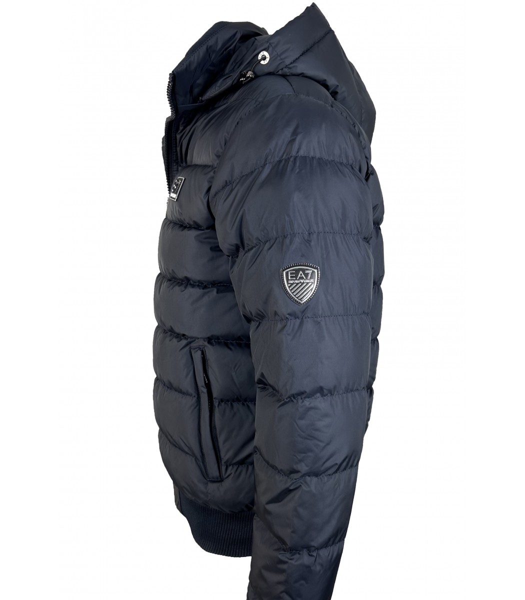 Темно-синий пуховик Emporio Armani EA7 EA-434