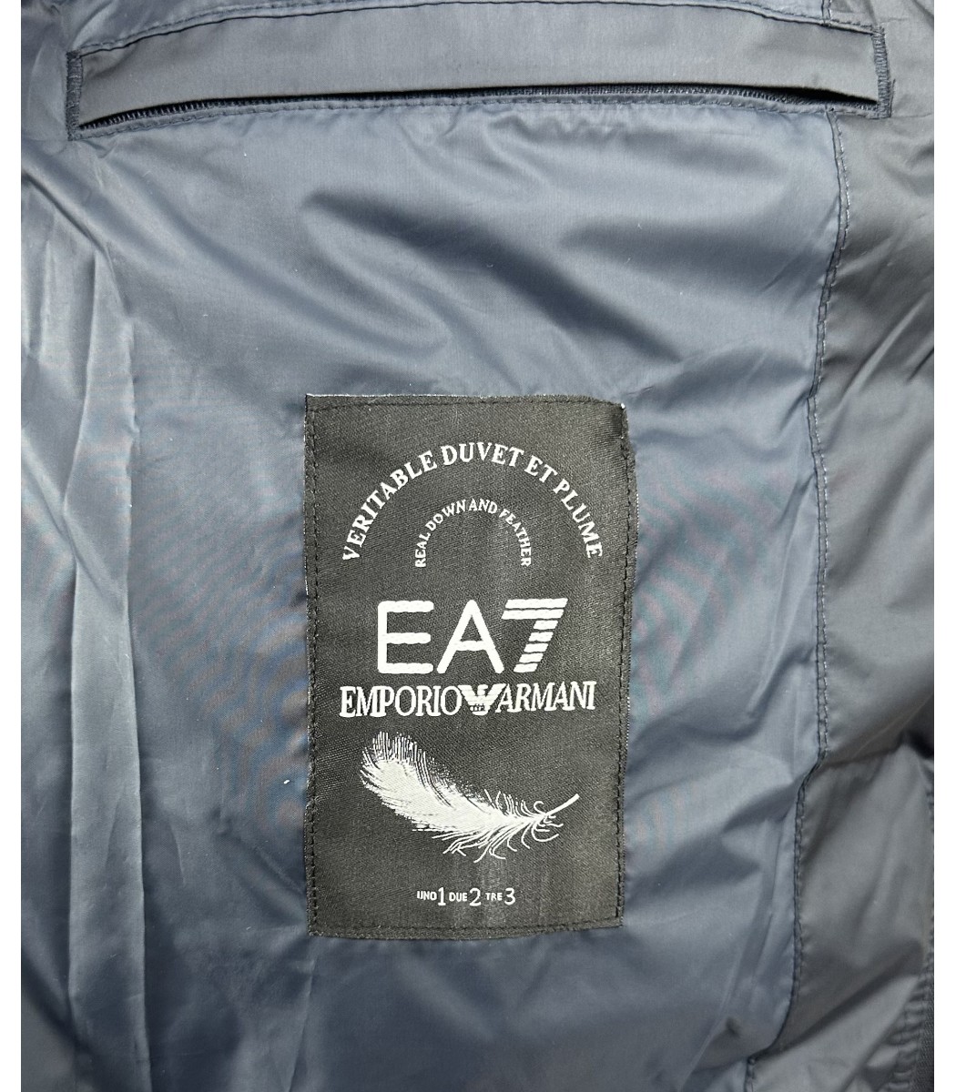 Темно-синий пуховик Emporio Armani EA7 EA-434