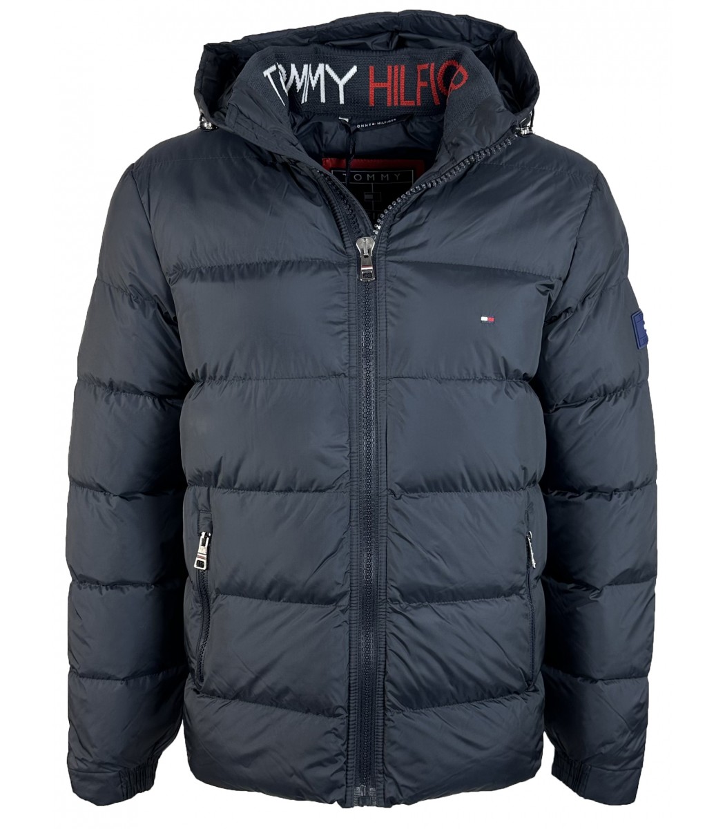Темно-синий пуховик Tommy Hilfiger Т-207-2