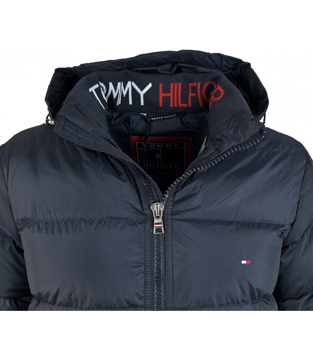 Темно-синий пуховик Tommy Hilfiger Т-207-2