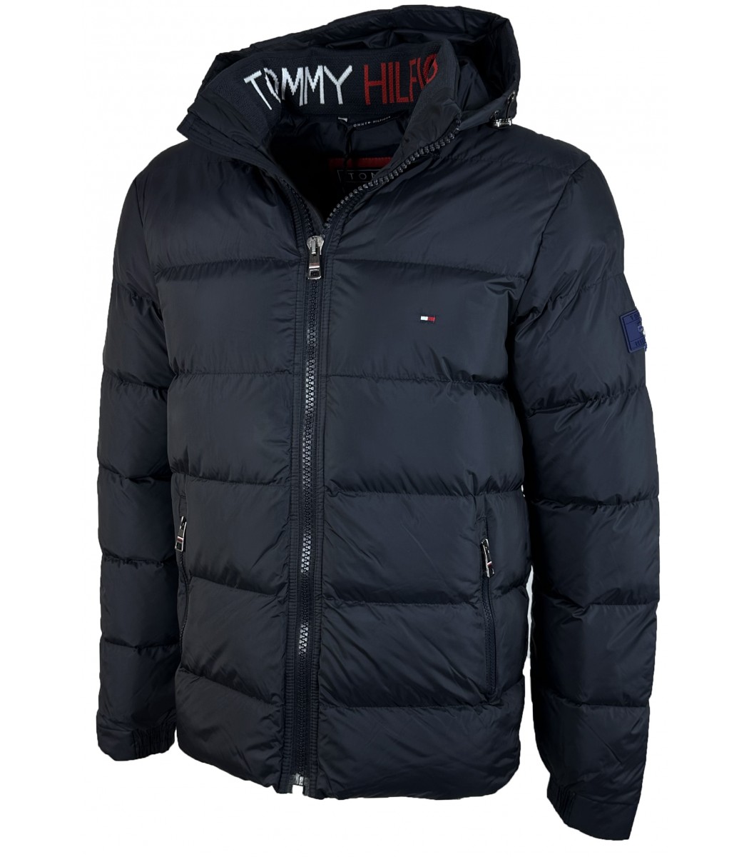 Темно-синий пуховик Tommy Hilfiger Т-207-2