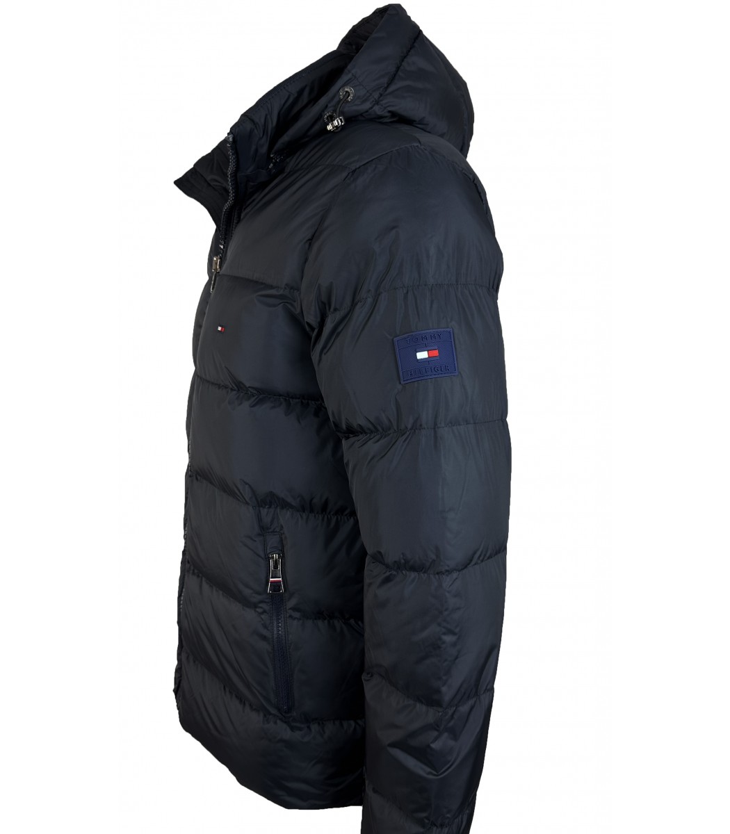Темно-синий пуховик Tommy Hilfiger Т-207-2