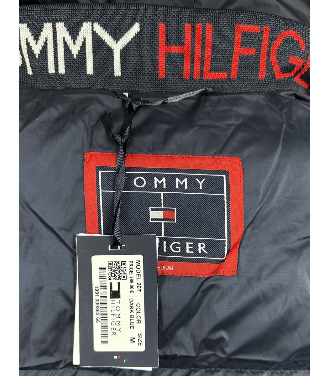 Темно-синий пуховик Tommy Hilfiger Т-207-2