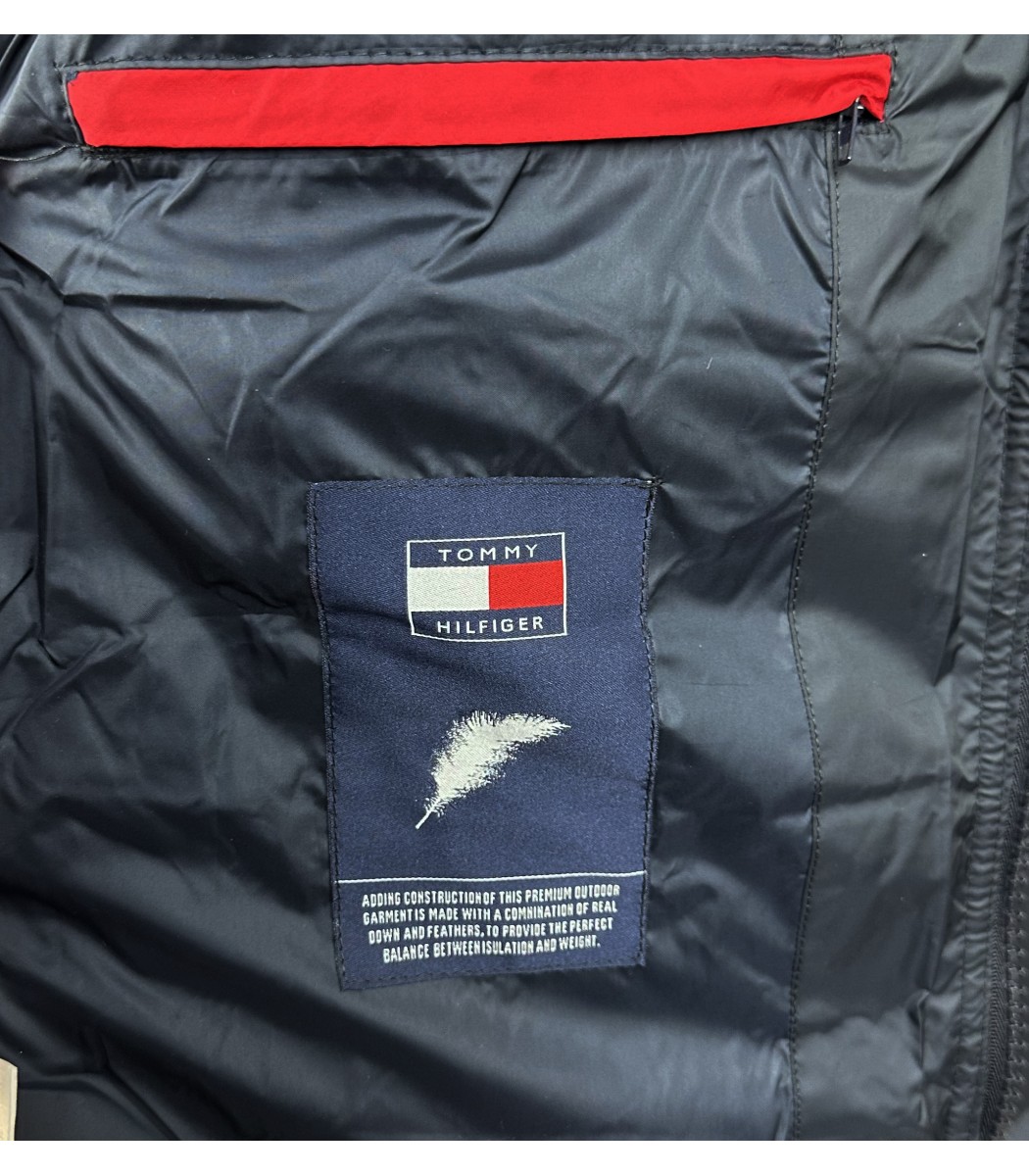 Темно-синий пуховик Tommy Hilfiger Т-207-2