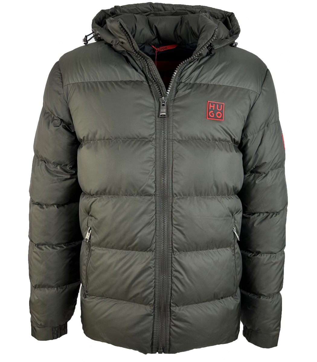 Хаки пуховик Hugo Boss HB-315