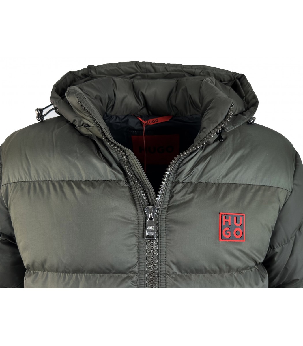 Хаки пуховик Hugo Boss HB-315