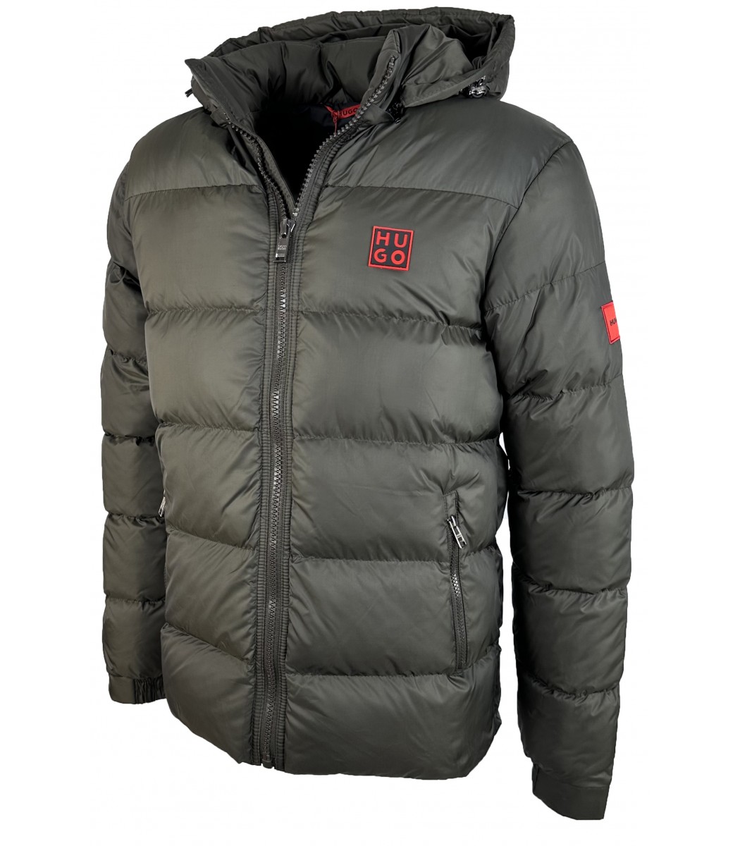 Хаки пуховик Hugo Boss HB-315
