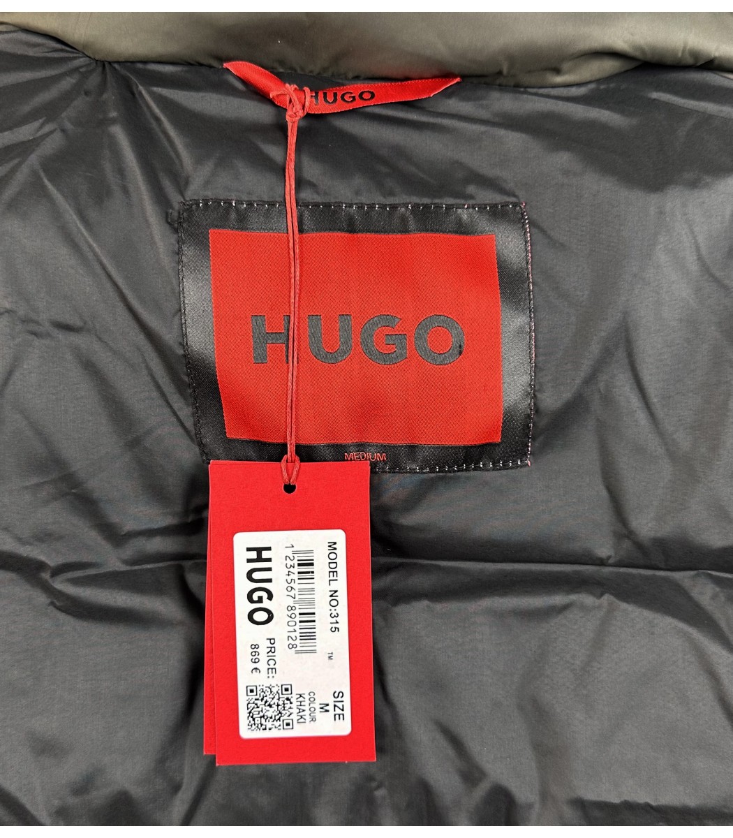 Хаки пуховик Hugo Boss HB-315