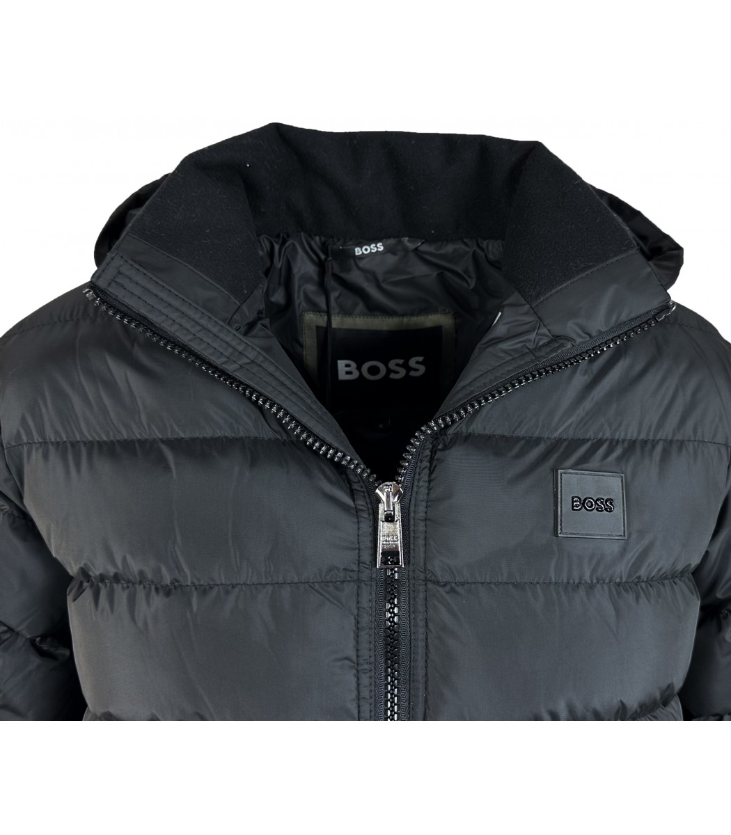 Черный пуховик Hugo Boss HB-334