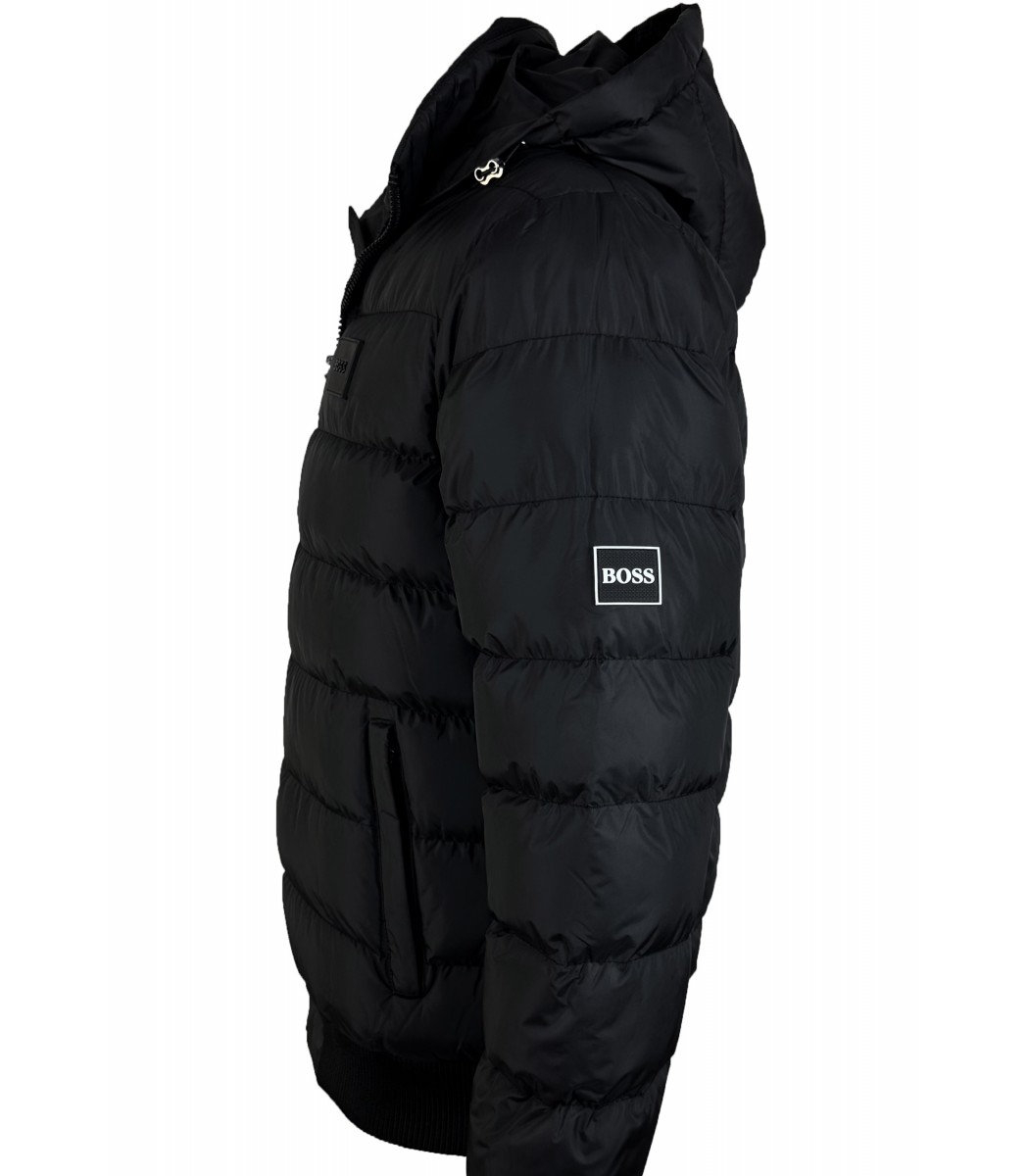 Черный пуховик Hugo Boss HB-334